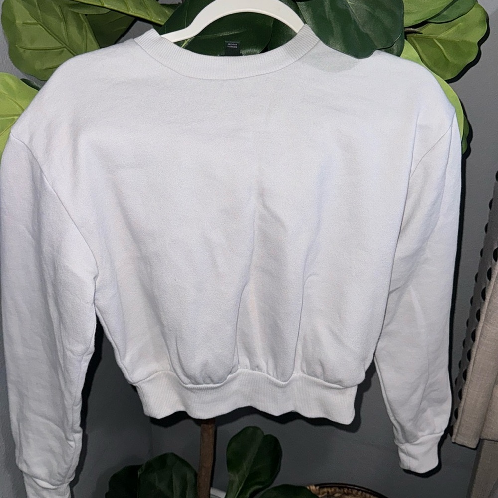 Light gray crop sweater size xSmall